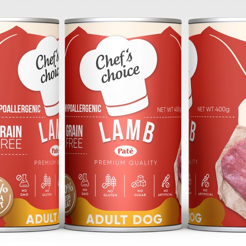 Design a super premium pet food packaging! Design by GREYYCLOUD