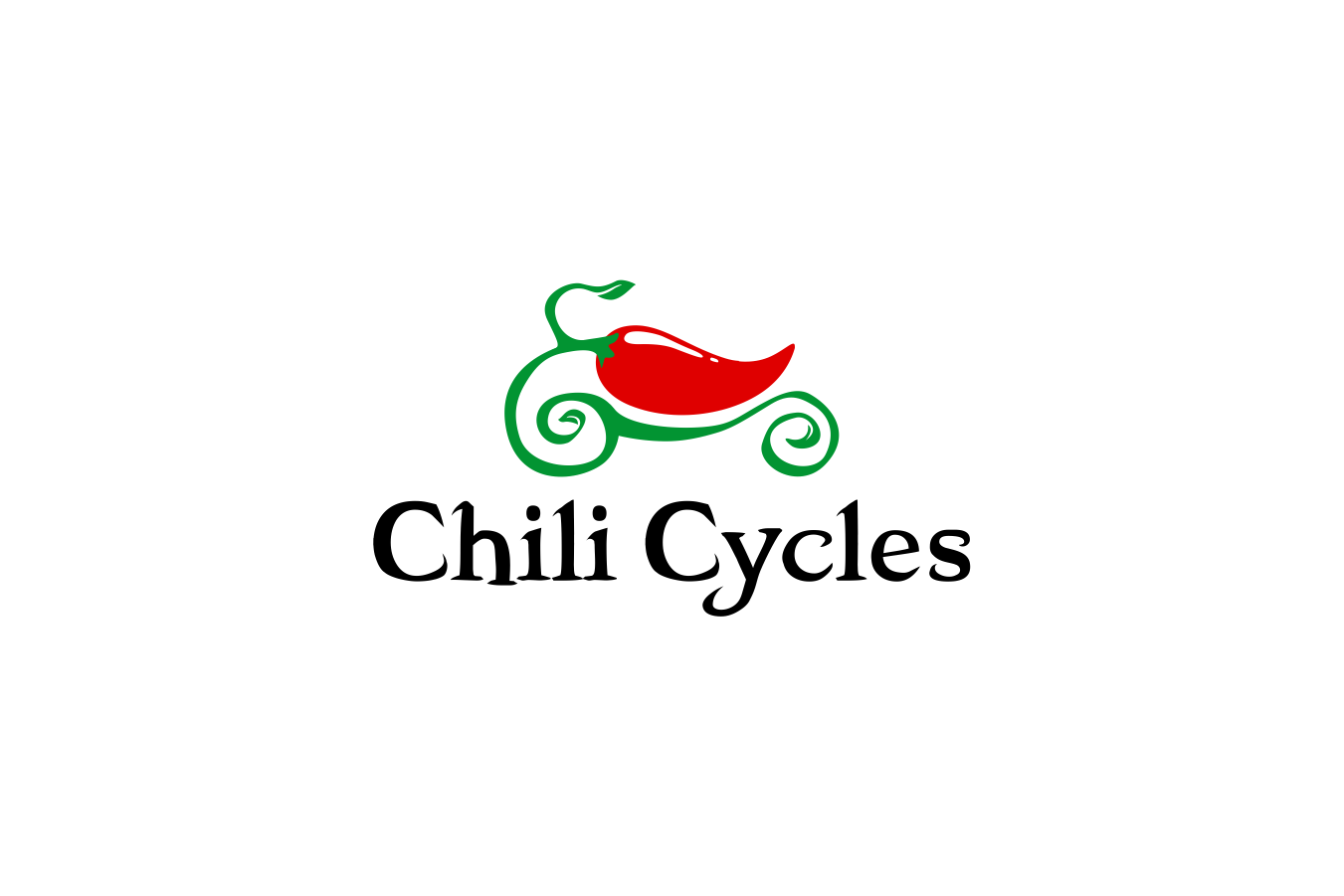 Chili pepper logo with the title '**Guaranteed** logo for Chili Cycles'