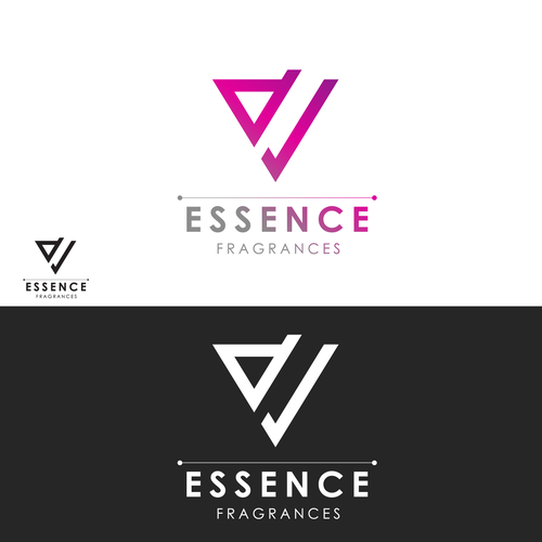 PERFUME Stores LOGO - Fragrances Outlet - ESSENCE Fragrances Design by limitlessgraphics