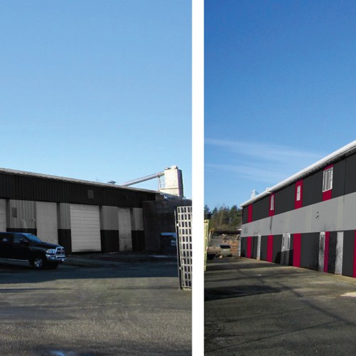 Design a color scheme for our commercial building! Design by Gabriela Gaug