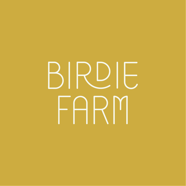 Custom lettering for Berdie Farm