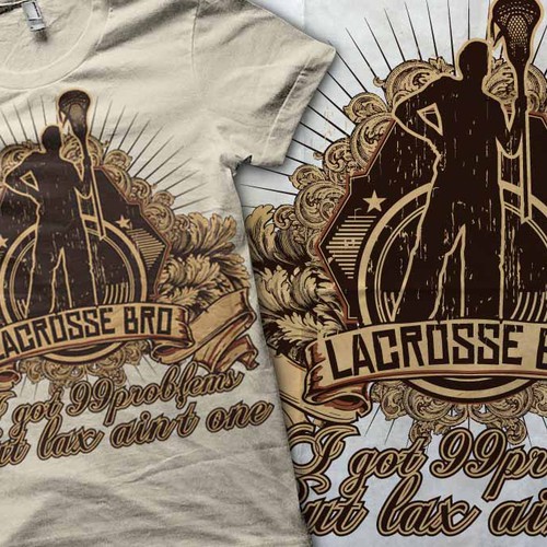 New t-shirt design wanted for lacrosse Bro  Diseño de marbona