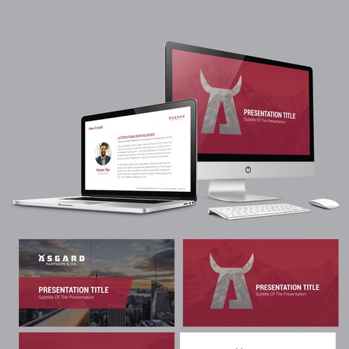 "Design a PowerPoint Presentation Template" winning PowerPoint template by Fahmida 2015