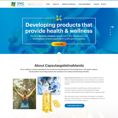 Diseño de página web propuesta en el concurso por Jasmin_A (AMPLE)