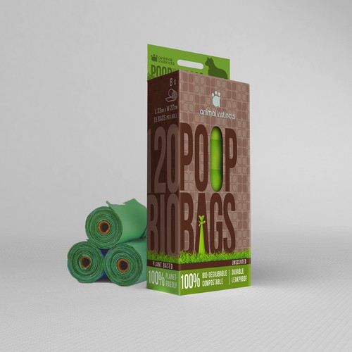 Contemporary Eco Poop Bags that stand out from the crowd Design by Levro