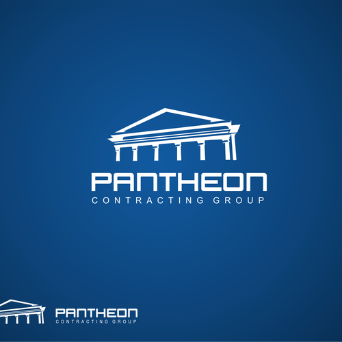 logo for Pantheon Contracting Group Design by CADesign