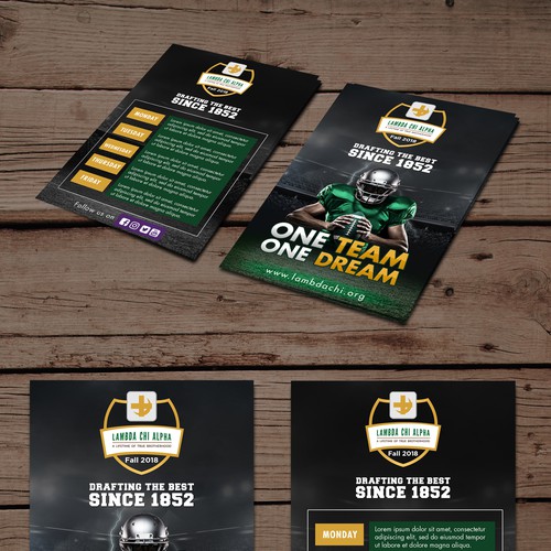 Fraternity Rush Flyer Templates