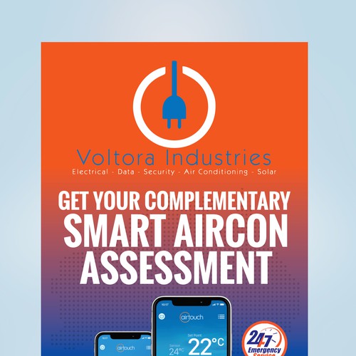 Voltora Industries Back Wall Banner Design by GrApHiC cReAtIoN™