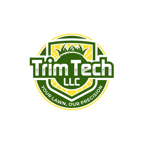 High Tech logo for a new lawn mowing business Design by MagsArt