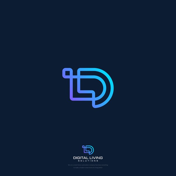 Logo concept for Digital Living Solutions
