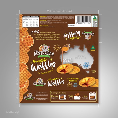 Waffle Packet Design Design by marketingmaster