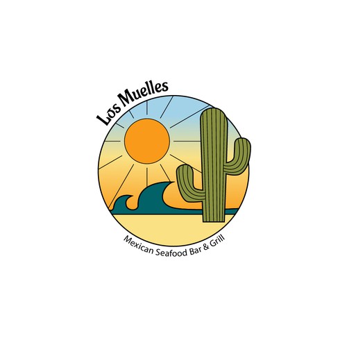 Coastal Mexican Seafood Restaurant Logo Design Réalisé par Lilit Vasilyan