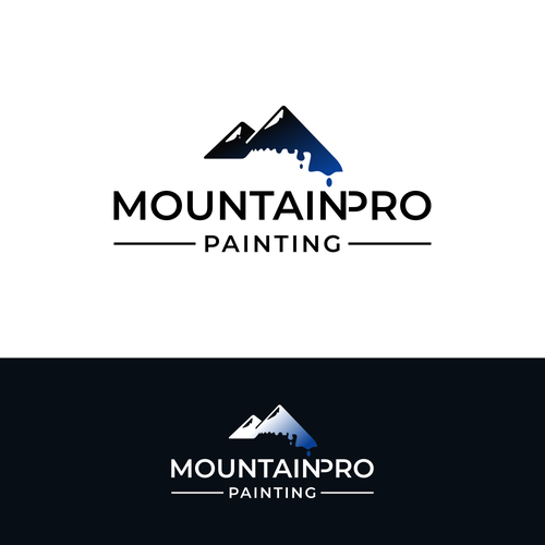High-end, tech-focused Colorado painting company brand package Design by ontronusart