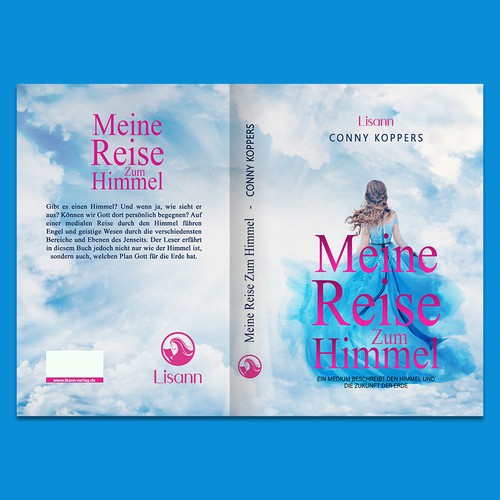 Cover for spiritual book My Journey to Heaven Design by Tayyab Artist