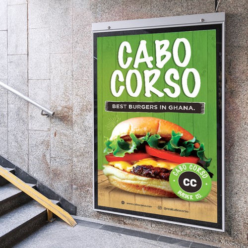 Billboard for Burger Company Design by Sankkartist