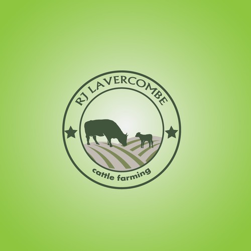 Cattle Farming Logo Design réalisé par DADDesigns