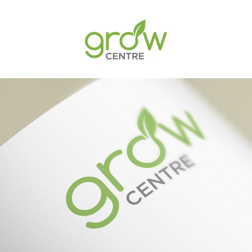 Logo design for Grow Centre Diseño de sesaldanresah
