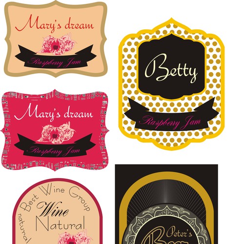 Create product label templates for Avery Design réalisé par Esperance