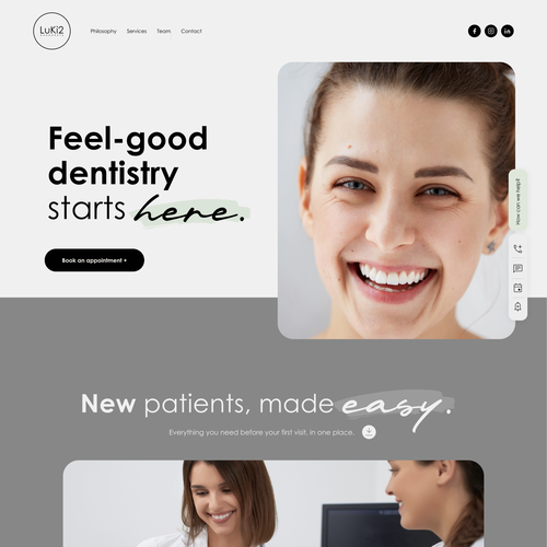 Web page design contest entry by joanasm