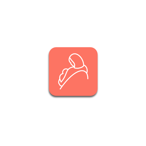 App icon for breast feeding app Design by K-Art Lab