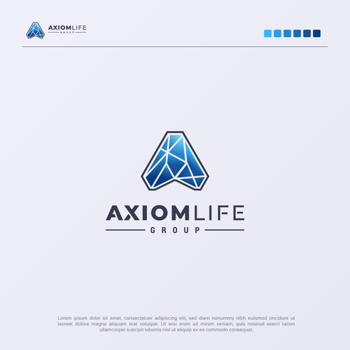 AxiomLifeGroup (Insurance and financial products)-simple, sophisticated and approachable Design by Just Pixel