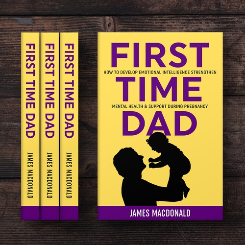 Book cover art appealing to First Time Dad & Expectant Mums Design réalisé par Trivuj