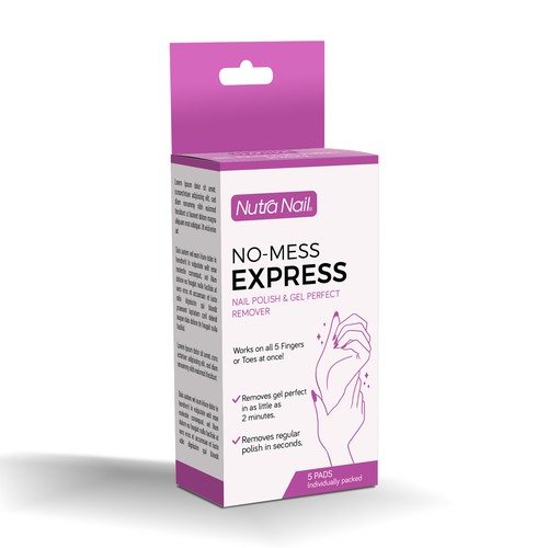 Nutra Nail Gel Remover Design by tugralenes