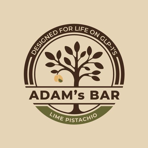Adams Bar - Nutrition Bar for GLP1 patients Design by line2code