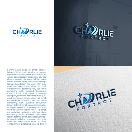 Aviation Company LOGO Design by Naztudio