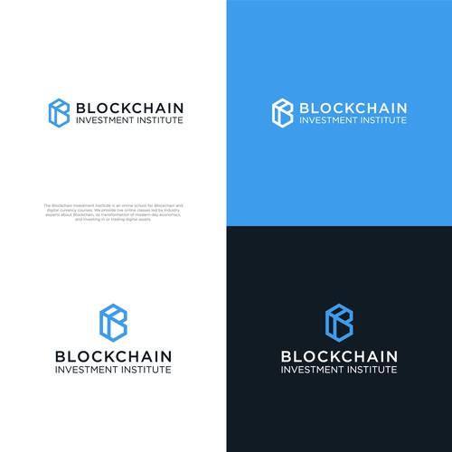 Blockchain creative logo contest Design by Megades!gn