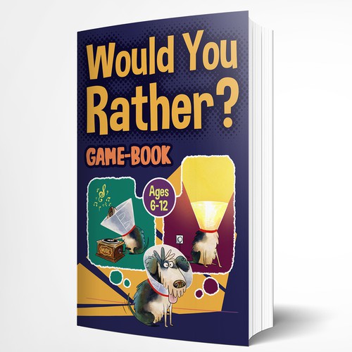 Fun design for kids Would You Rather Game book デザイン by AstroSheep Art