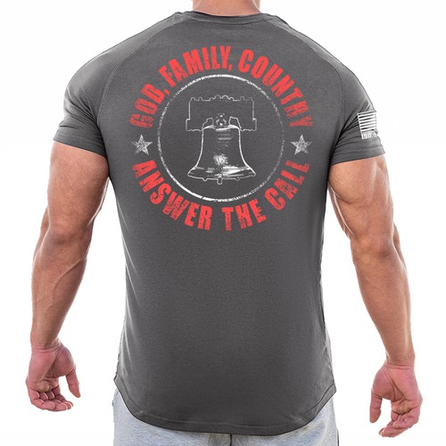 Develop a patriotic shirt that represents: The individual patriot, God, Family, Country Design von ^^SHALOM^^