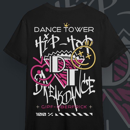 T-shirt Design - Dance Tower Design by mañana_art