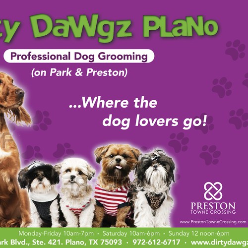 Create an ad for Dirty Dawgz デザイン by Yaw Tong