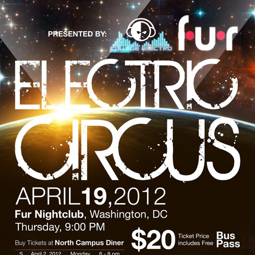 New postcard or flyer wanted for ELECTRIC CIRCUS Design by Seth Marquin Busque