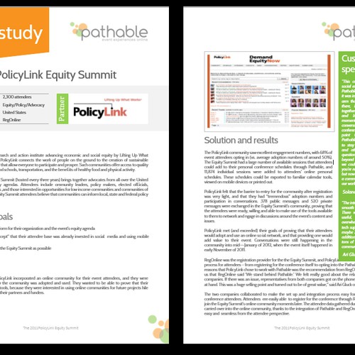 Case Study Template in MS Word Design by Vinod1979