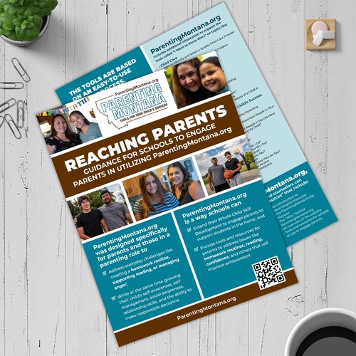 8.5" x 11" 2-Sided Flyer for schools Design by B88B