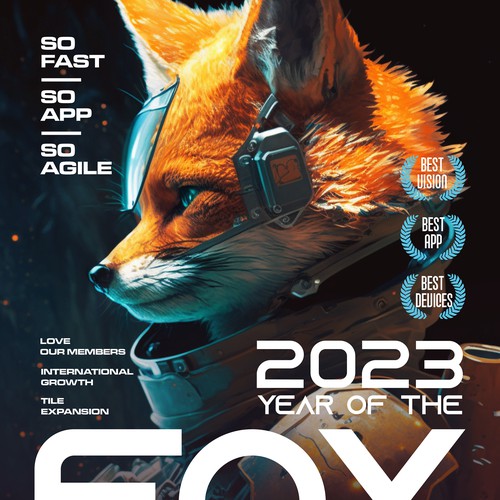 Design di Life360 2023 Year of the Fox Poster di CREA CO