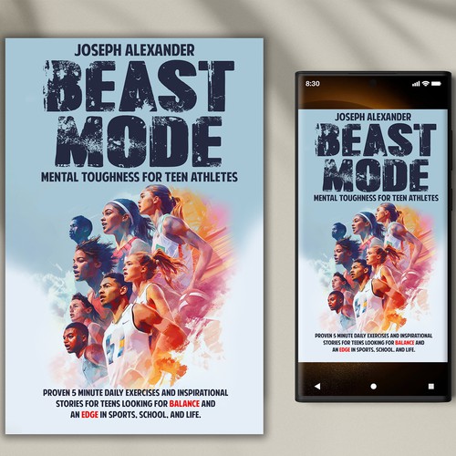 Beast Mode - Book cover design for teen mental toughness Design by Minimal Work
