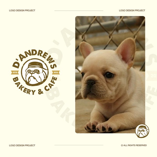 Design by pritesh.suthar® titled "D'Andrews Bakery & Cafe"