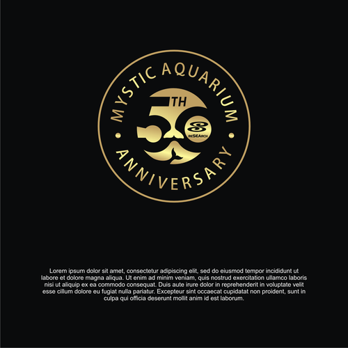 Mystic Aquarium Needs Special logo for 50th Year Anniversary Réalisé par sulih001