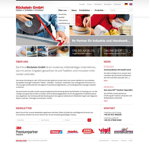 Web page design contest entry by shady_lane