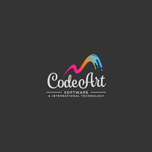 Logo for our newly opened company named CodeArt. Design by Sedow