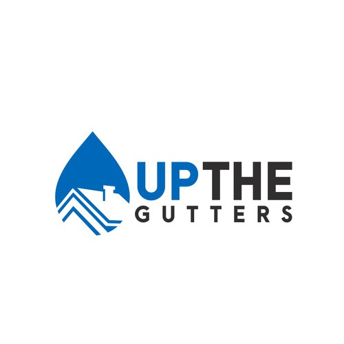 design a creative logo for a Gutter company with a unique name Design by NuriCreative