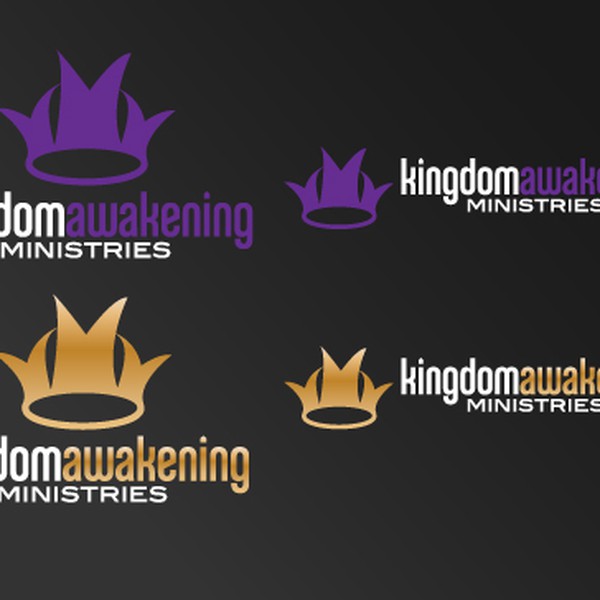 Design by Mondrell titled "Create a vibrant modern logo design for Kingdom Awakening Ministries"