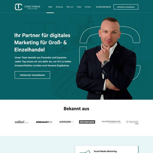 Web page design contest entry by Isaac Creative