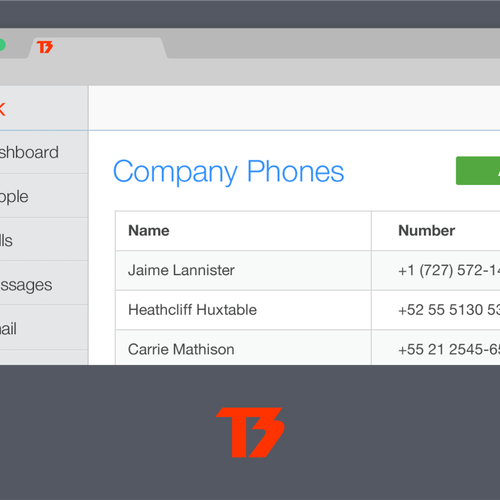 T3 - Logo for Mobile Phone Company Design by orets