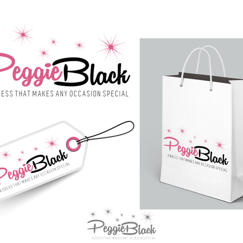 Create a captivating pinup logo design with a twist for Peggie Black Design by Maya984