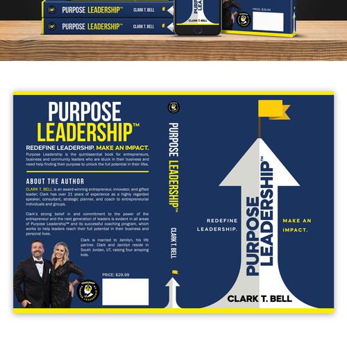 Purpose Leadership Book Cover Design by HRM_GRAPHICS