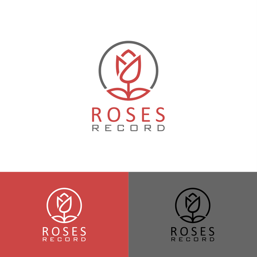 Roses - We are looking for a minimal, innovative logo for a record label Diseño de bilgraphic studio™